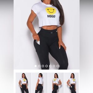 Bombshell fitness crop top